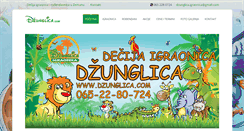 Desktop Screenshot of dzunglica.com